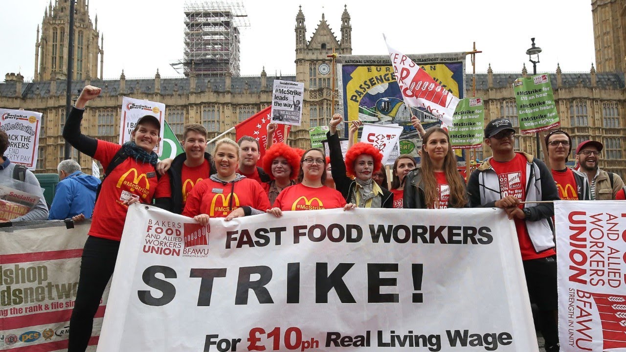 Πρώτη απεργία στα McDonald’s του Λονδίνου